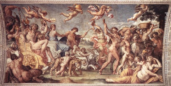 Triumph of Bacchus and Ariadne painting - Annibale Carracci Triumph of Bacchus and Ariadne art painting